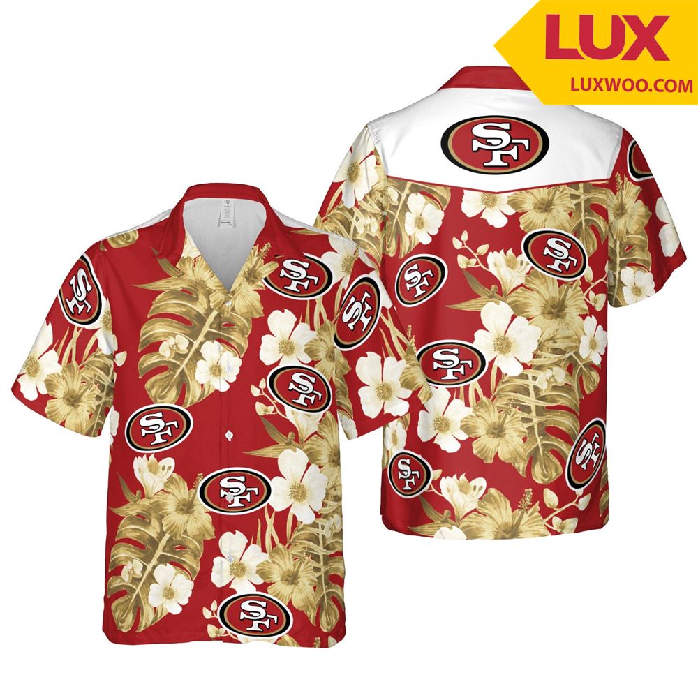 San-francisco-49ers Nfl San-francisco Hawaii Floral Football Unisex Shirt T Tshirts