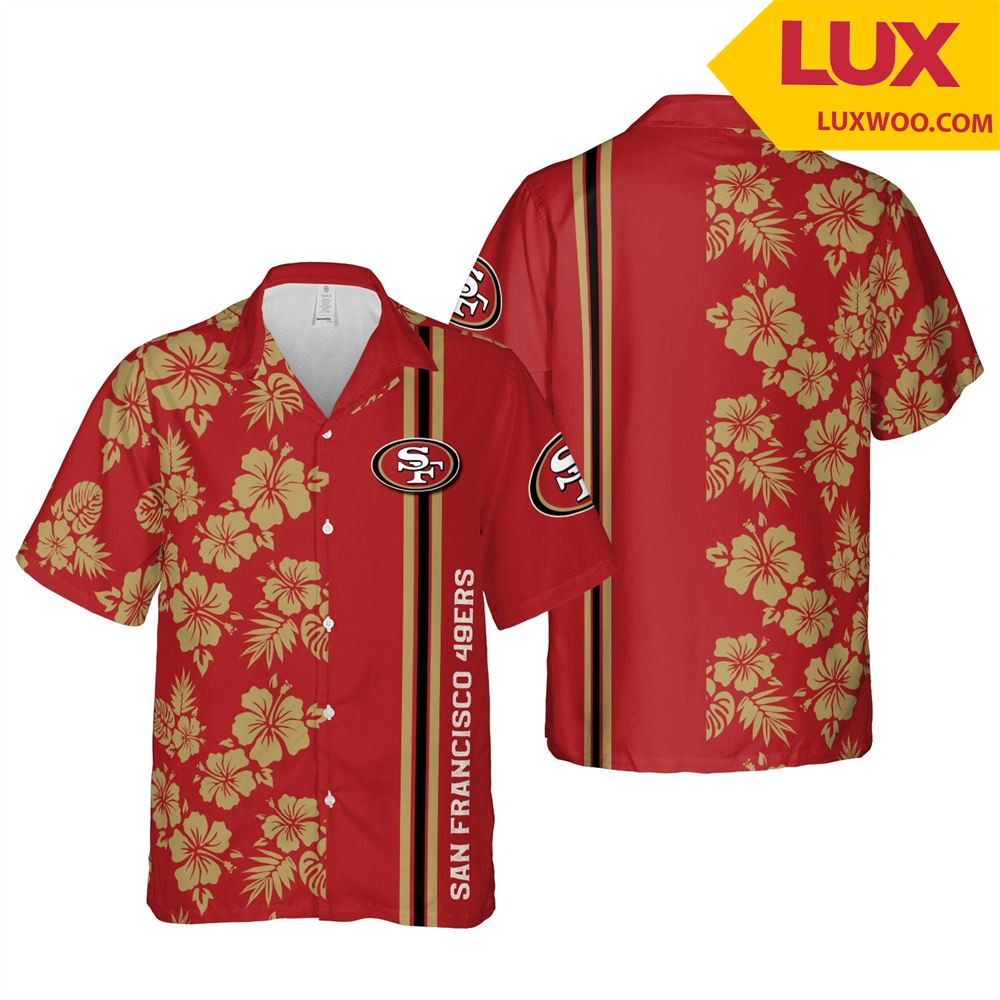 San-francisco-49ers Nfl San-francisco Hawaii Floral Football Unisex Shirt T