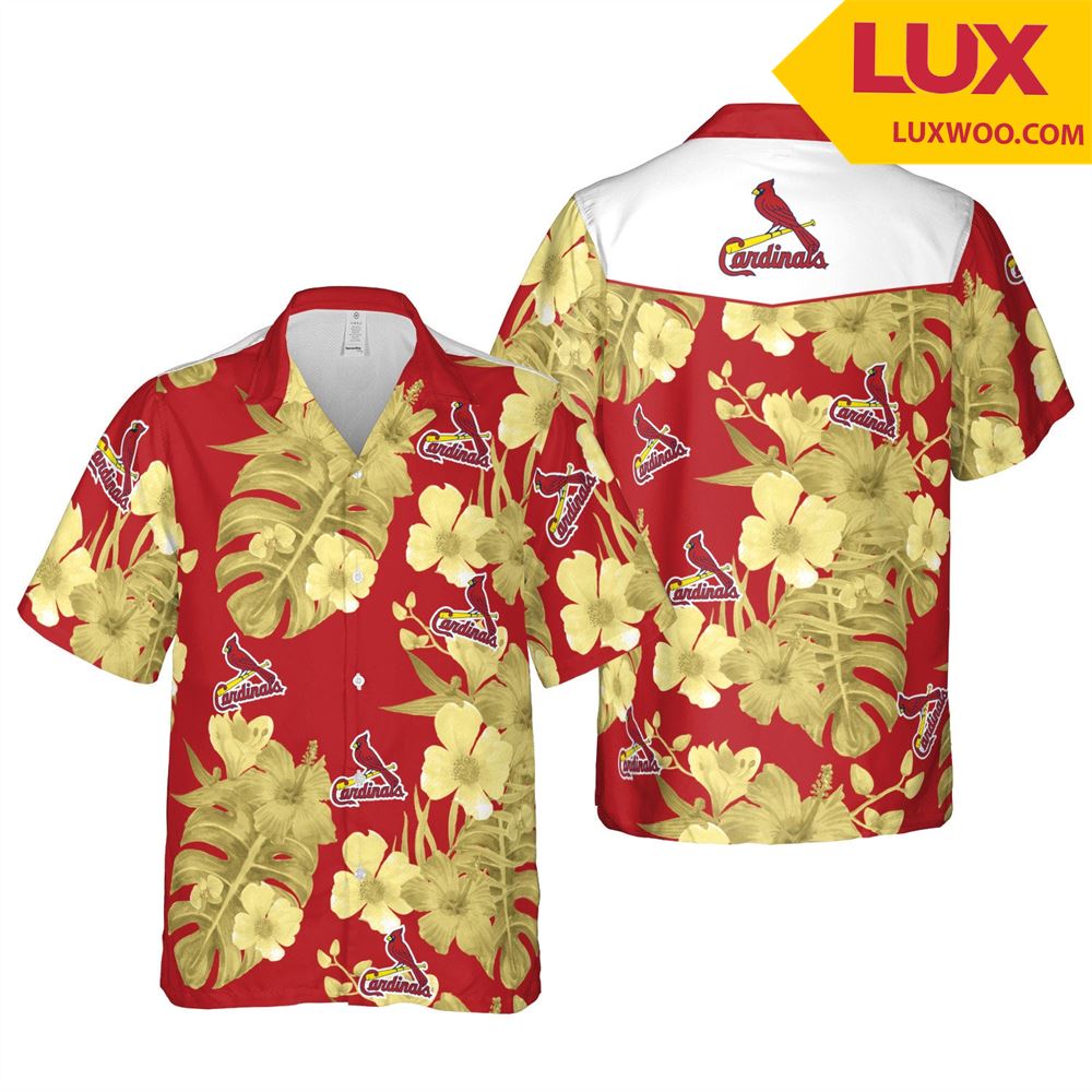 St-louis-cardinals Mlb St- Louis Hawaii Floral Baseball Unisex Shirt Tha052 Tshirt