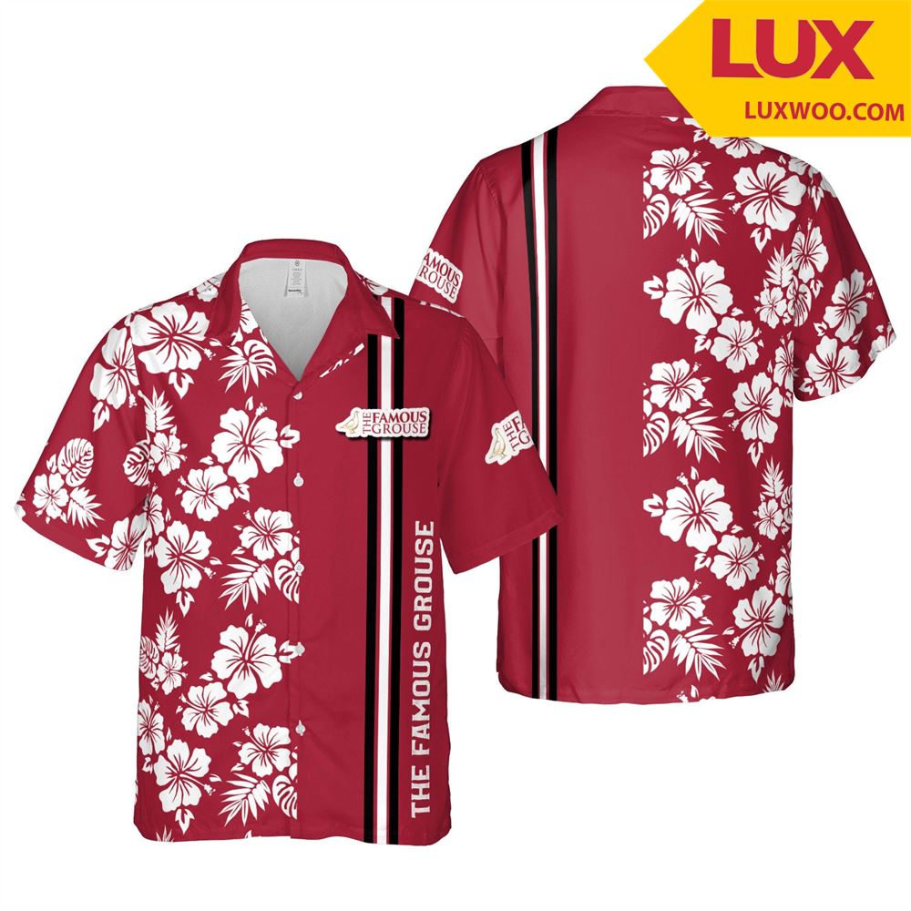 The-famous-grouse Hawaii Floral Unisex Shirt Tha052742