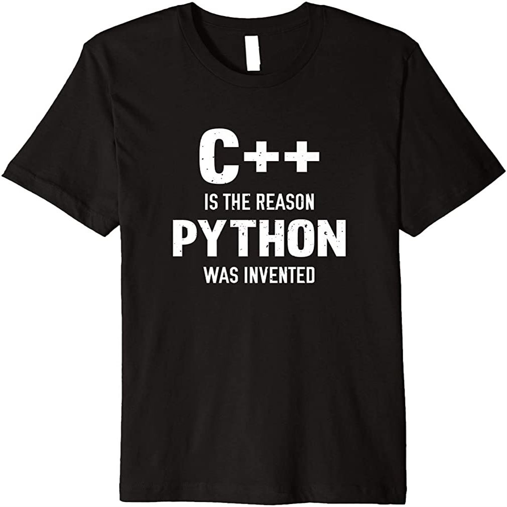 Developer C++ Is The Reason Python Was Invented Funny Premium Plus Size Up To 5xl