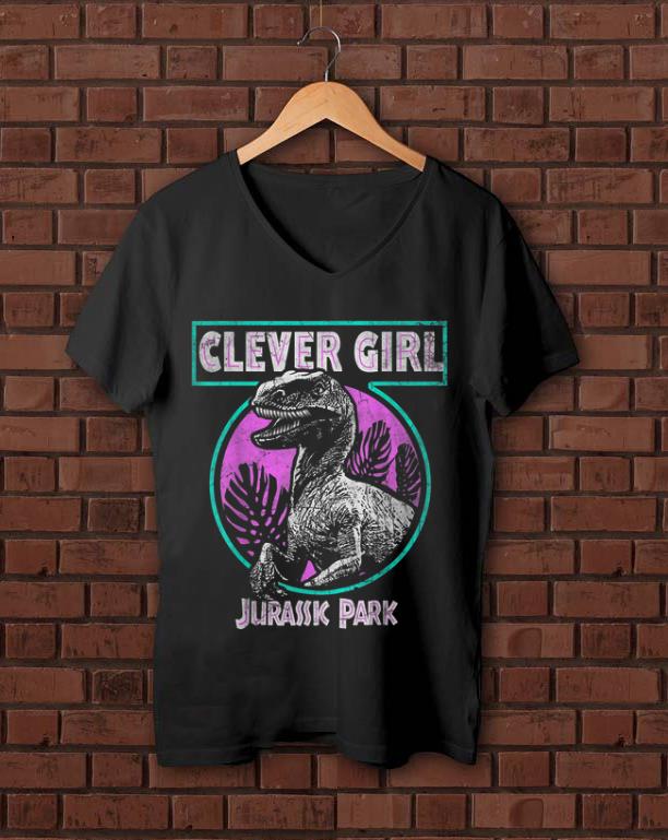Nice-jurassic-park-retro-raptor-clever-girl-shirt Plus Size Up To 5xl