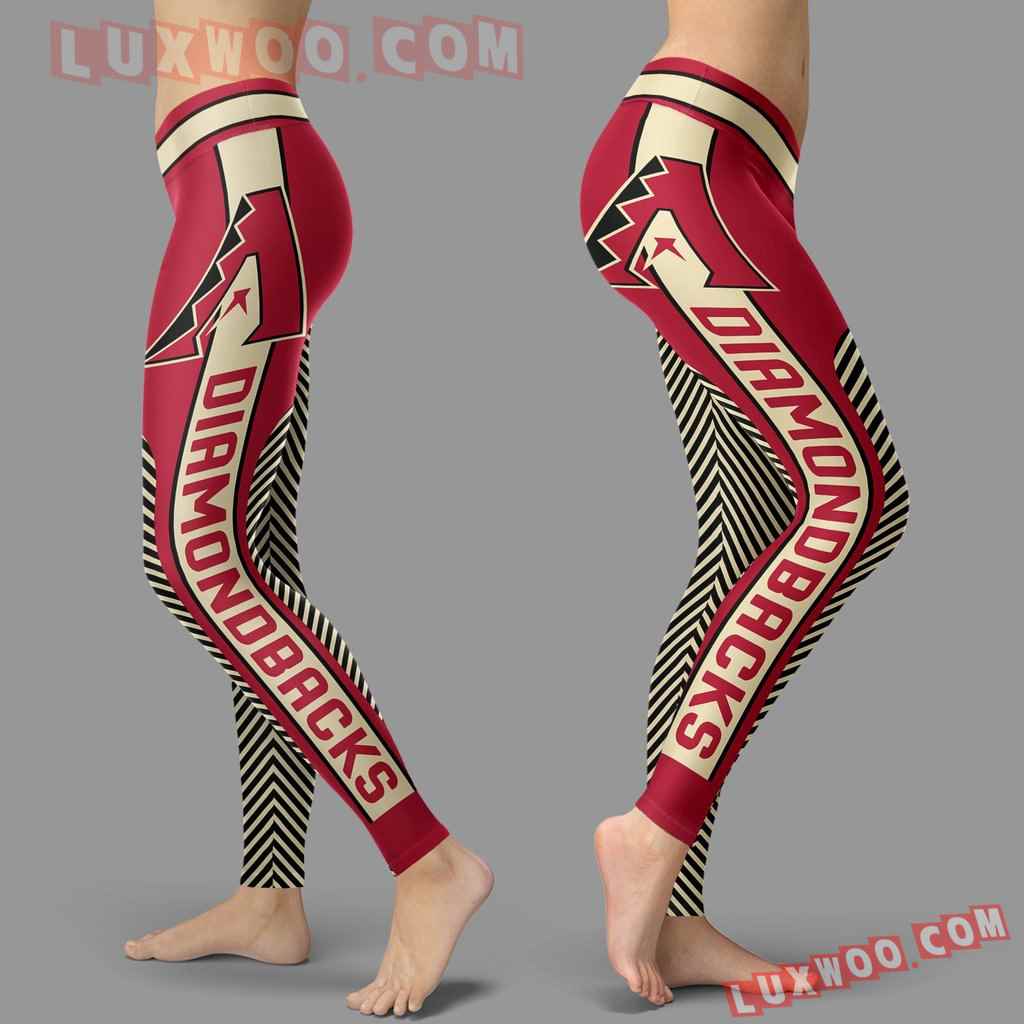 Mlb Arizona Diamondbacks Leggings 3d Custom Print Leggings Sport V1