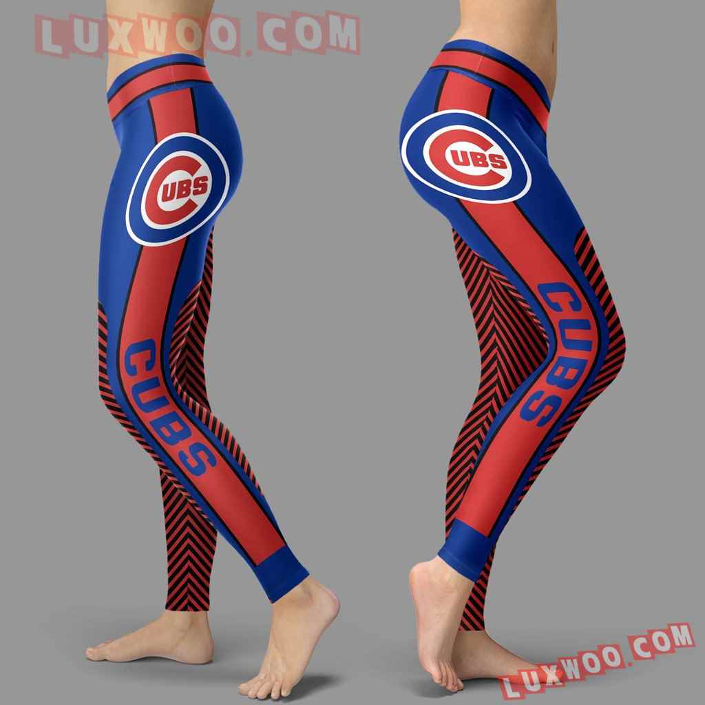 Mlb Chicago Cubs Leggings 3d Custom Print Leggings Sport V1