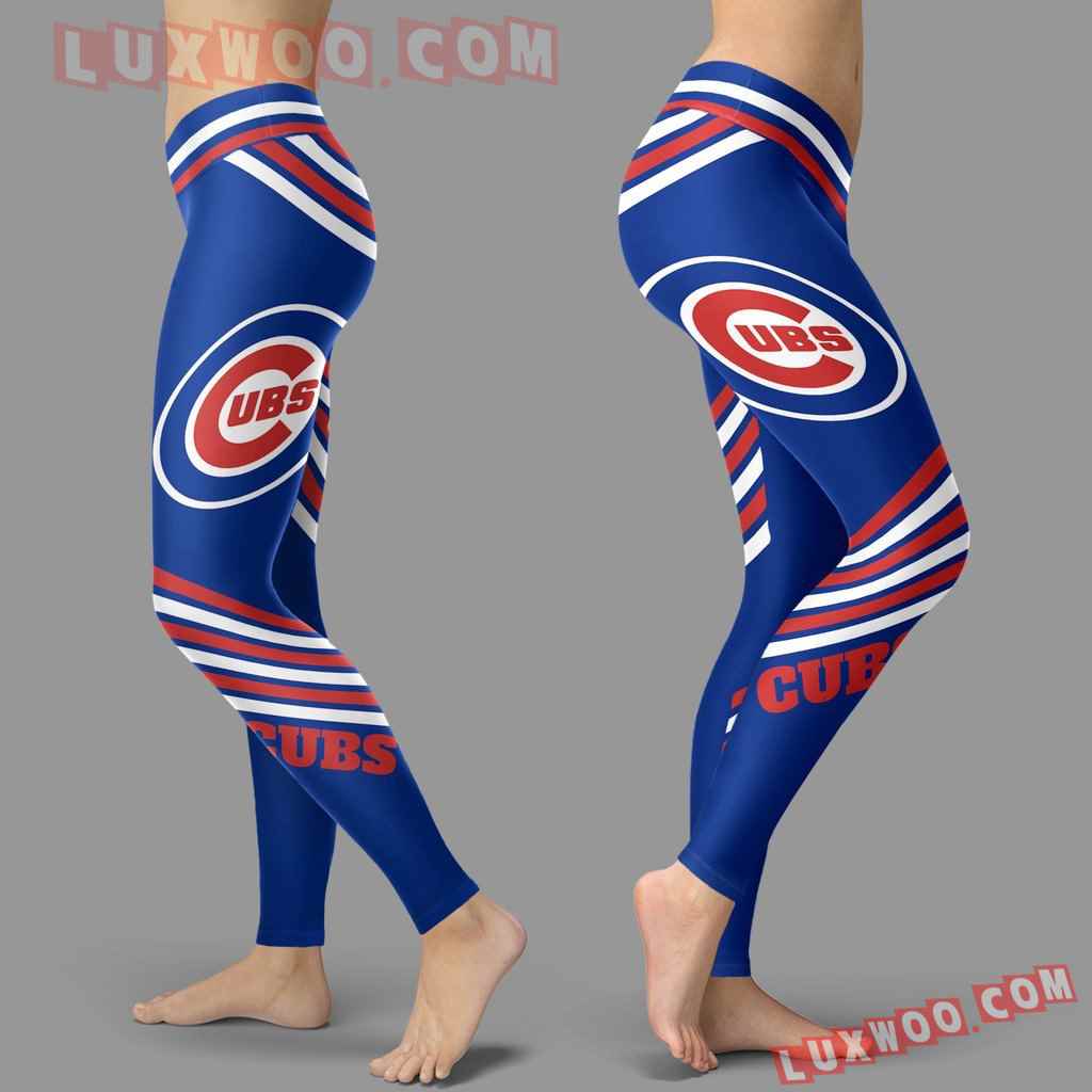Mlb Chicago Cubs Leggings 3d Custom Print Leggings Sport V2