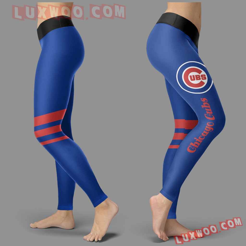 Mlb Chicago Cubs Leggings 3d Custom Print Leggings Sport V3