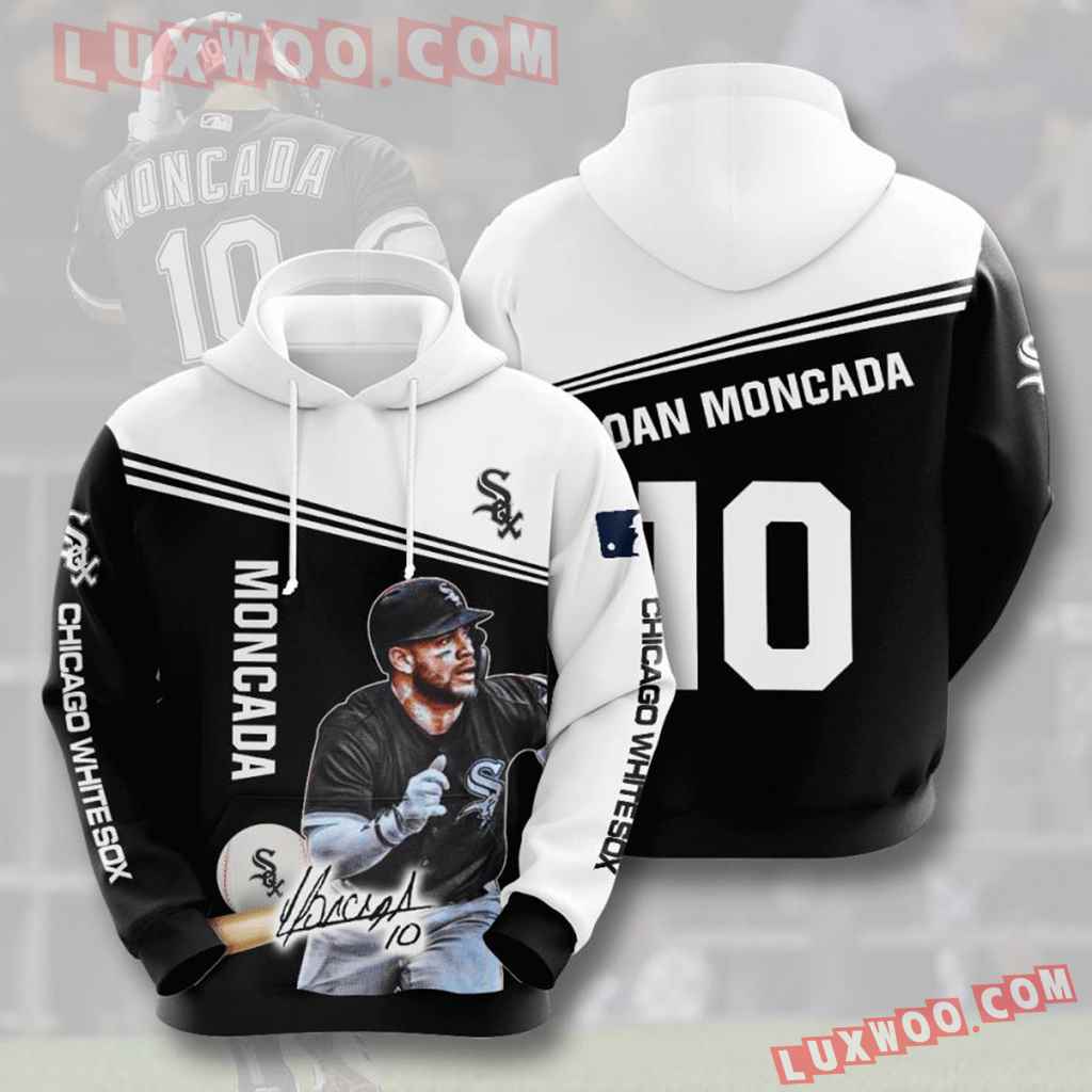 Mlb Chicago White Sox 3d Hoodies Printed Zip Hoodies Sweatshirt Jacket V 13