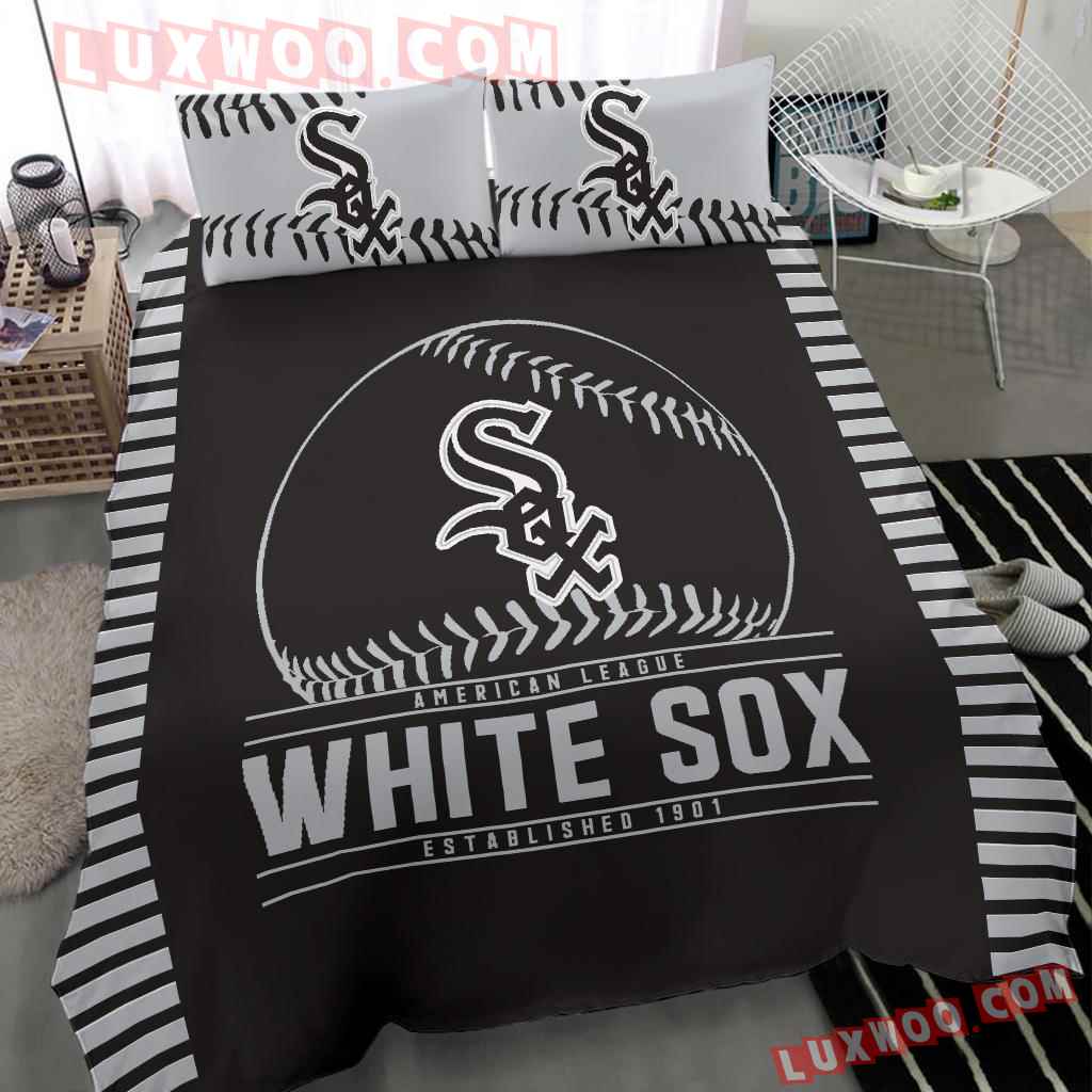 Mlb Chicago White Sox 3d Quilt Bedding Set V2