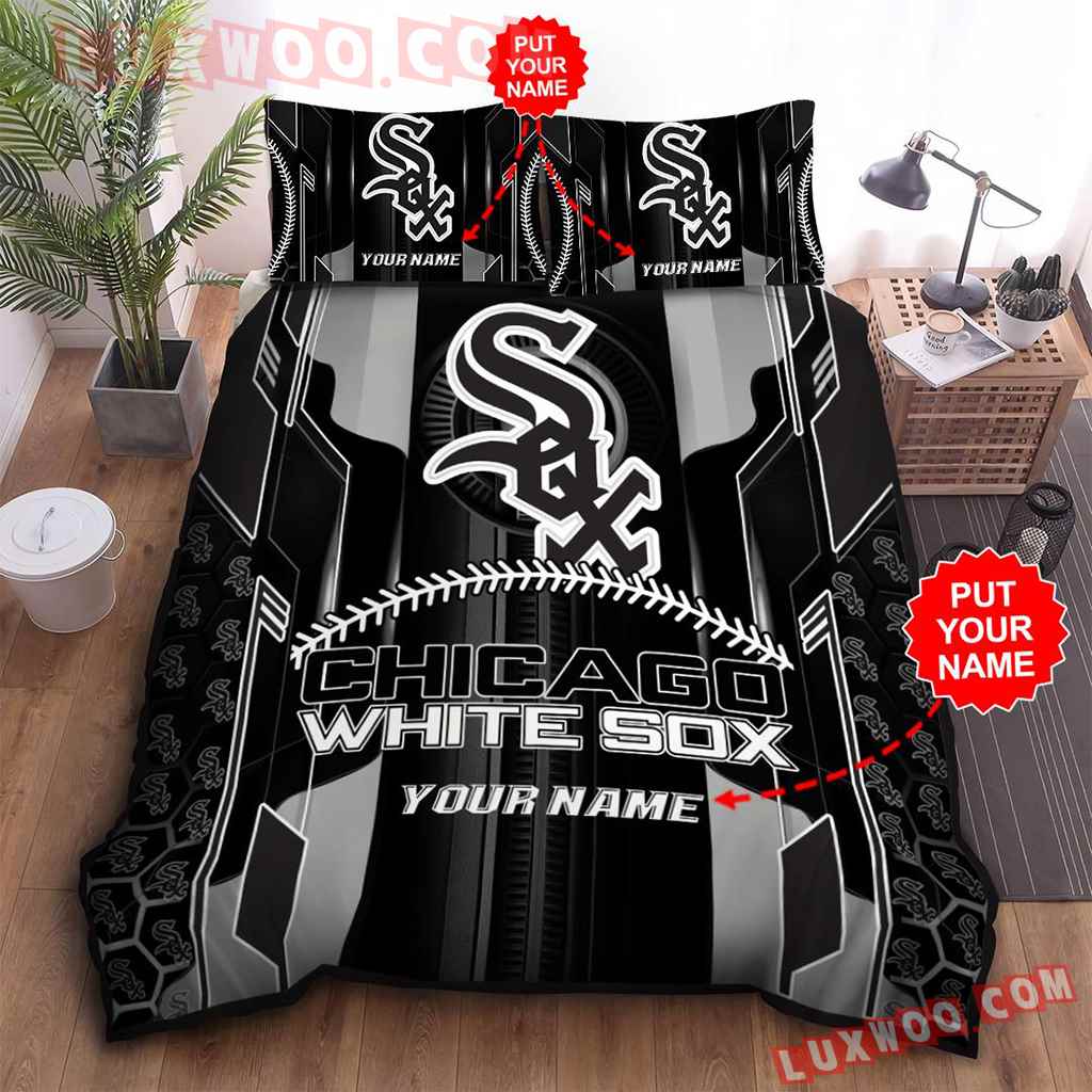 Mlb Chicago White Sox 3d Quilt Bedding Set V3