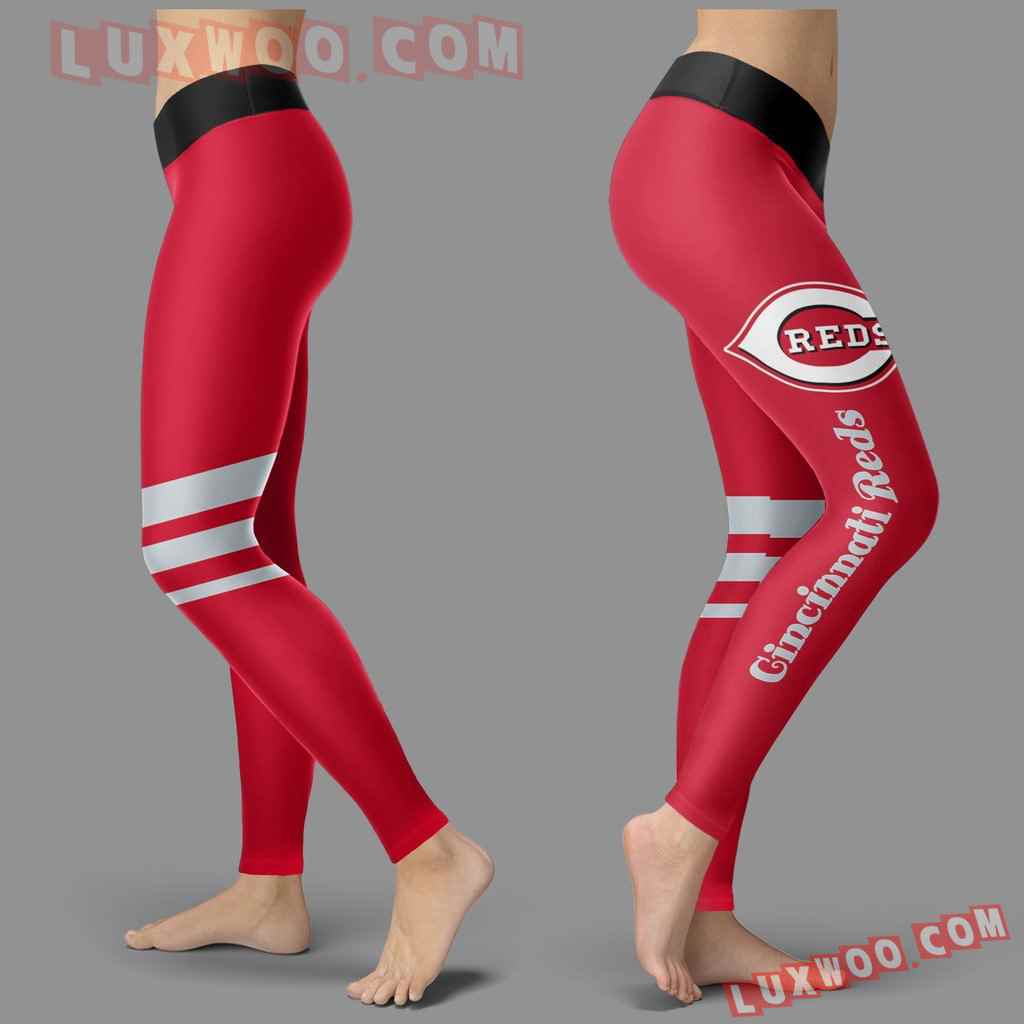 Mlb Cincinnati Reds Leggings 3d Custom Print Leggings Sport V3