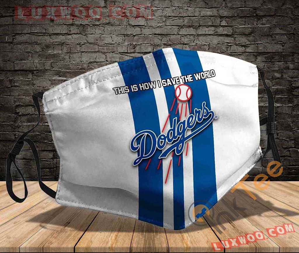 Mlb Los Angeles Dodgers 3d Face Mask V2