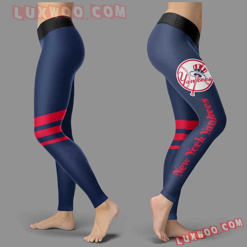 Mlb New York Yankees Leggings 3d Custom Print Leggings Sport V3