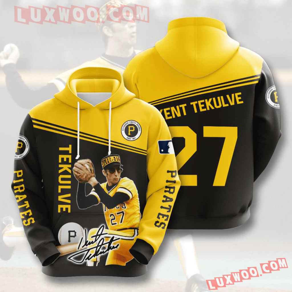 Mlb Pittsburgh Pirates 3d Hoodies Printed Zip Hoodies Sweatshirt Jacket V10