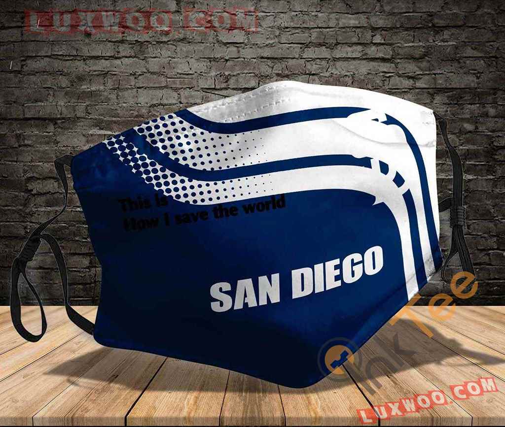 Mlb San Diego Padres 3d Face Mask V1