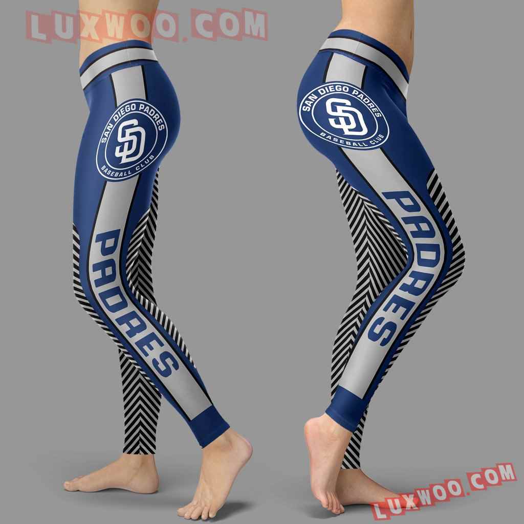 Mlb San Diego Padres Leggings 3d Custom Print Leggings Sport V1