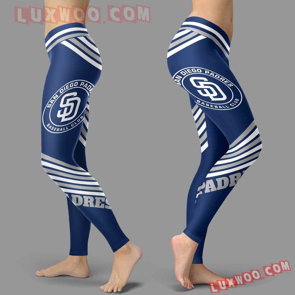 Mlb San Diego Padres Leggings 3d Custom Print Leggings Sport V2