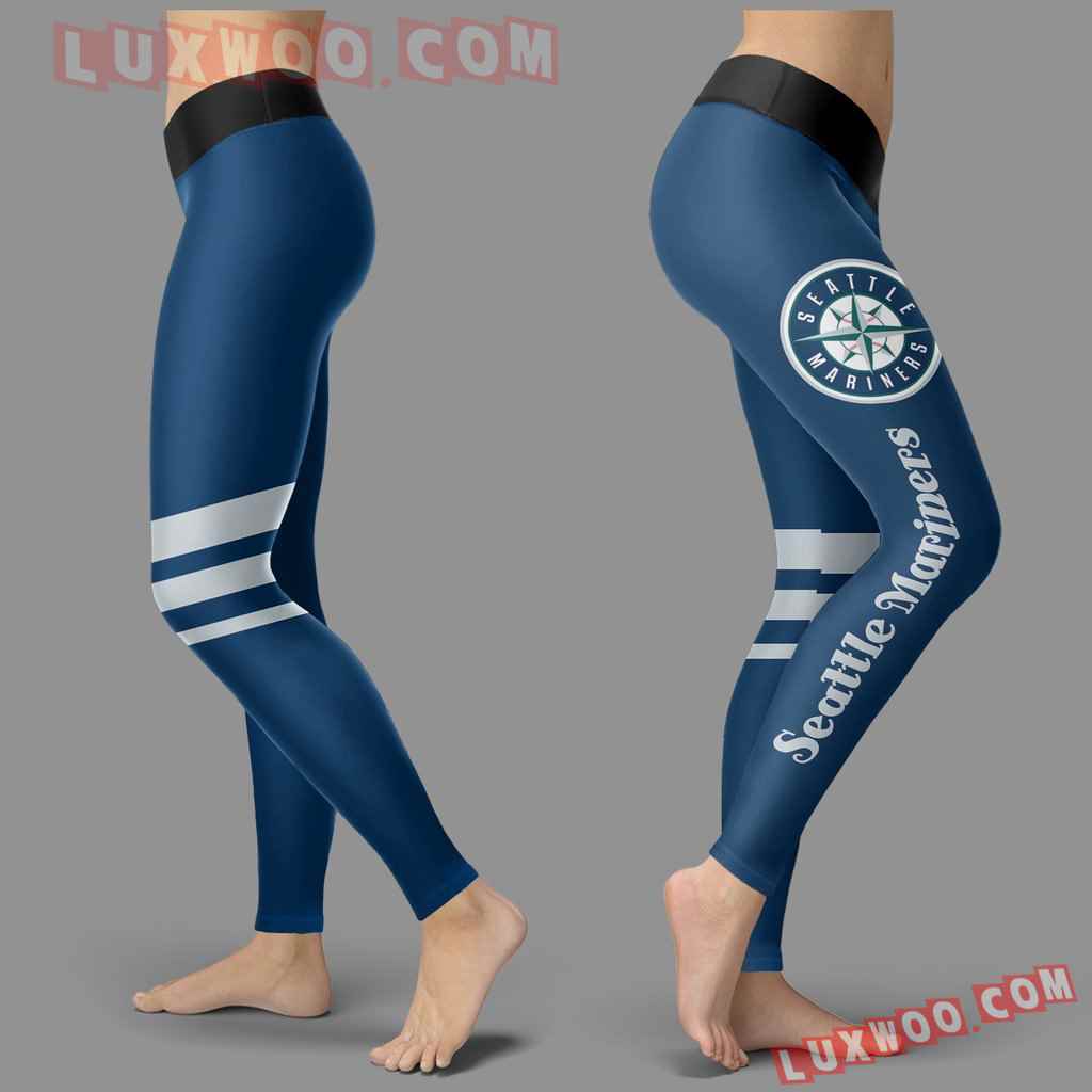 Mlb Seattle Mariners Leggings 3d Custom Print Leggings Sport V3