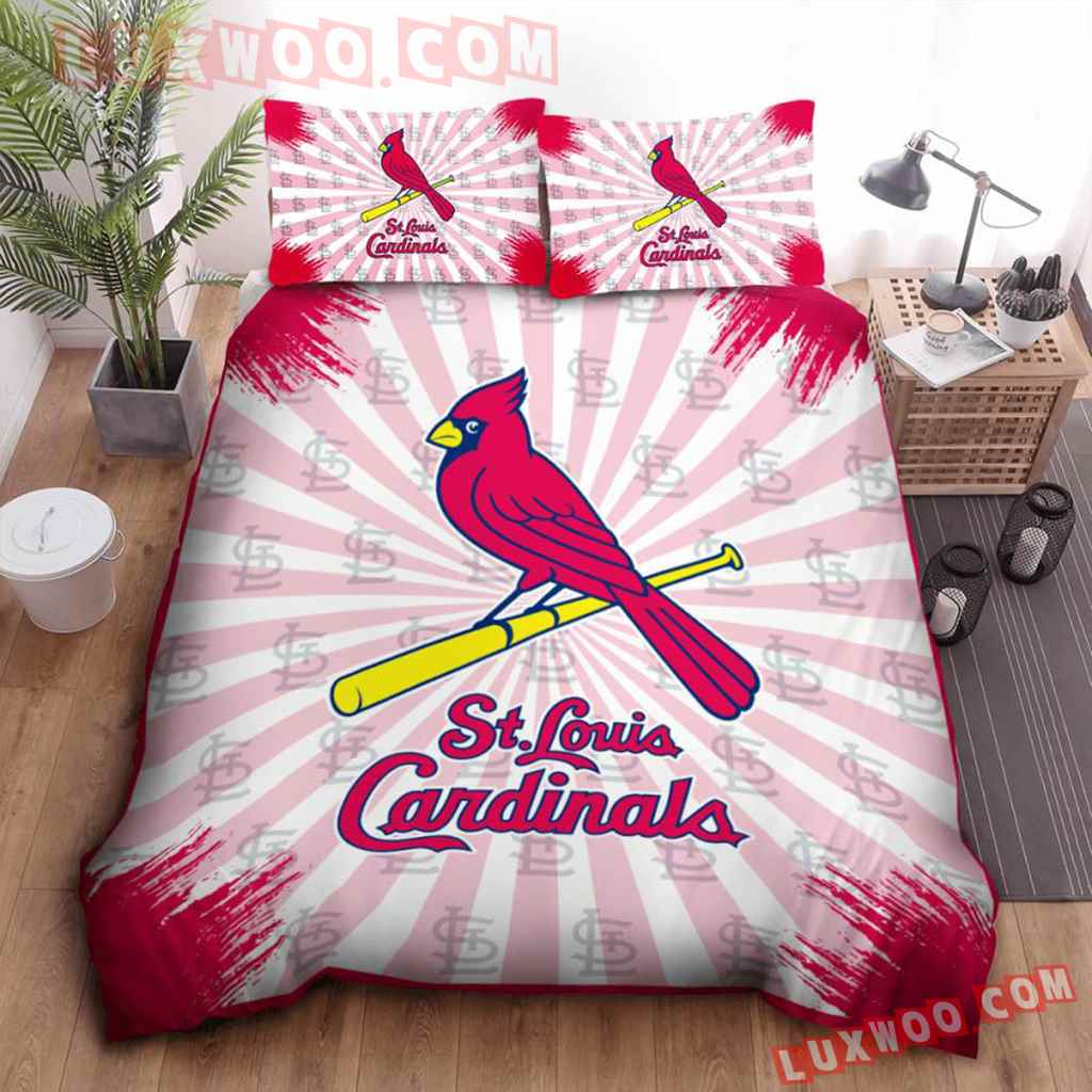 Mlb St Louis Cardinals 3d Quilt Bedding Set V1