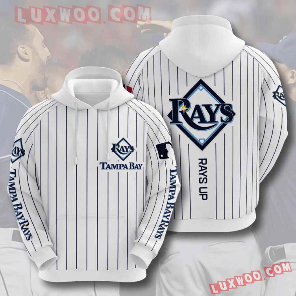 Mlb Tampa Bay Rays 3d Hoodies Printed Zip Hoodies Sweatshirt Jacket V3