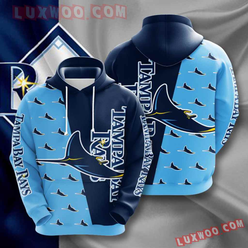 Mlb Tampa Bay Rays 3d Hoodies Printed Zip Hoodies Sweatshirt Jacket V7