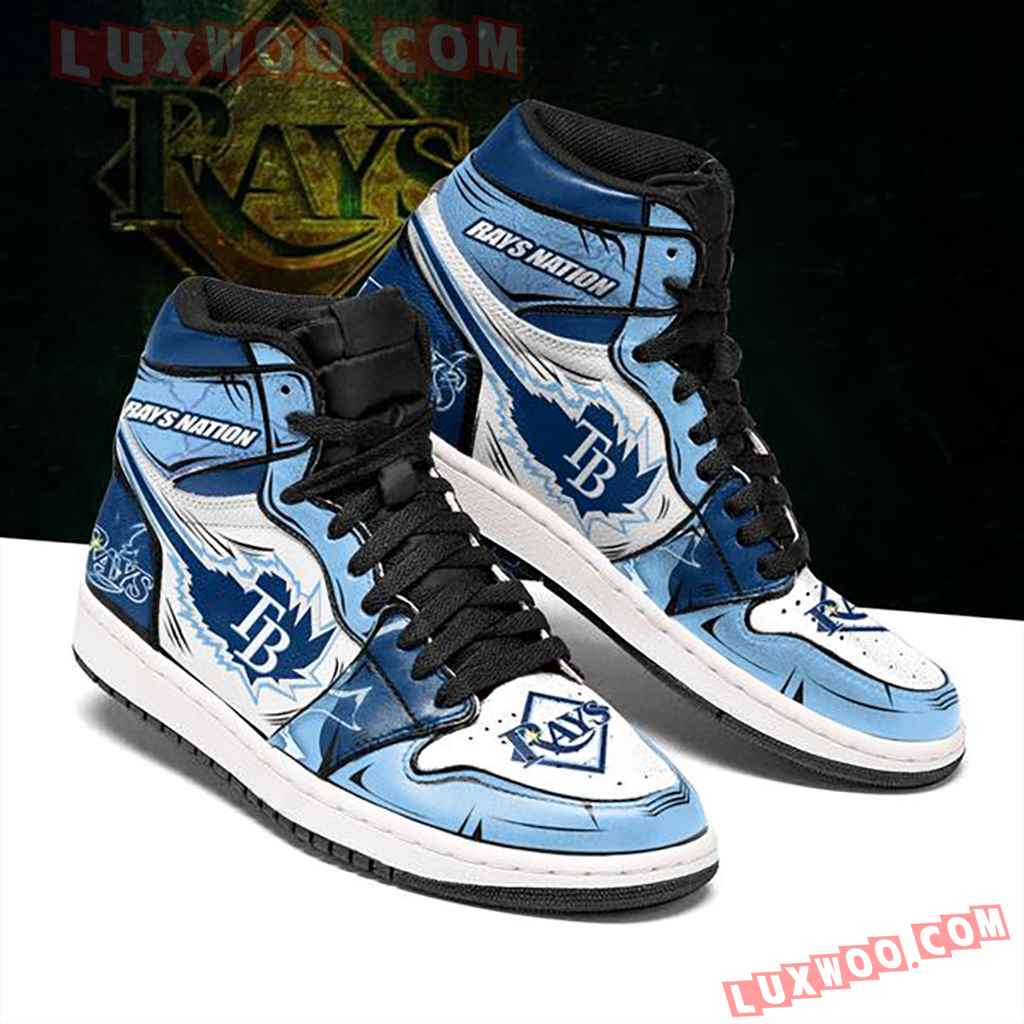 Mlb Tampa Bay Rays Air Jordan 1 Custom Shoes Sneaker V1