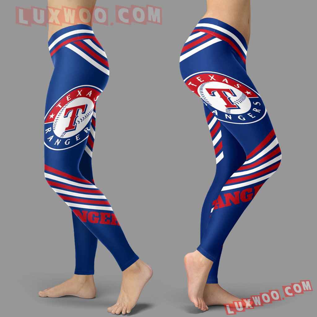 Mlb Texas Rangers Leggings 3d Custom Print Leggings Sport V2