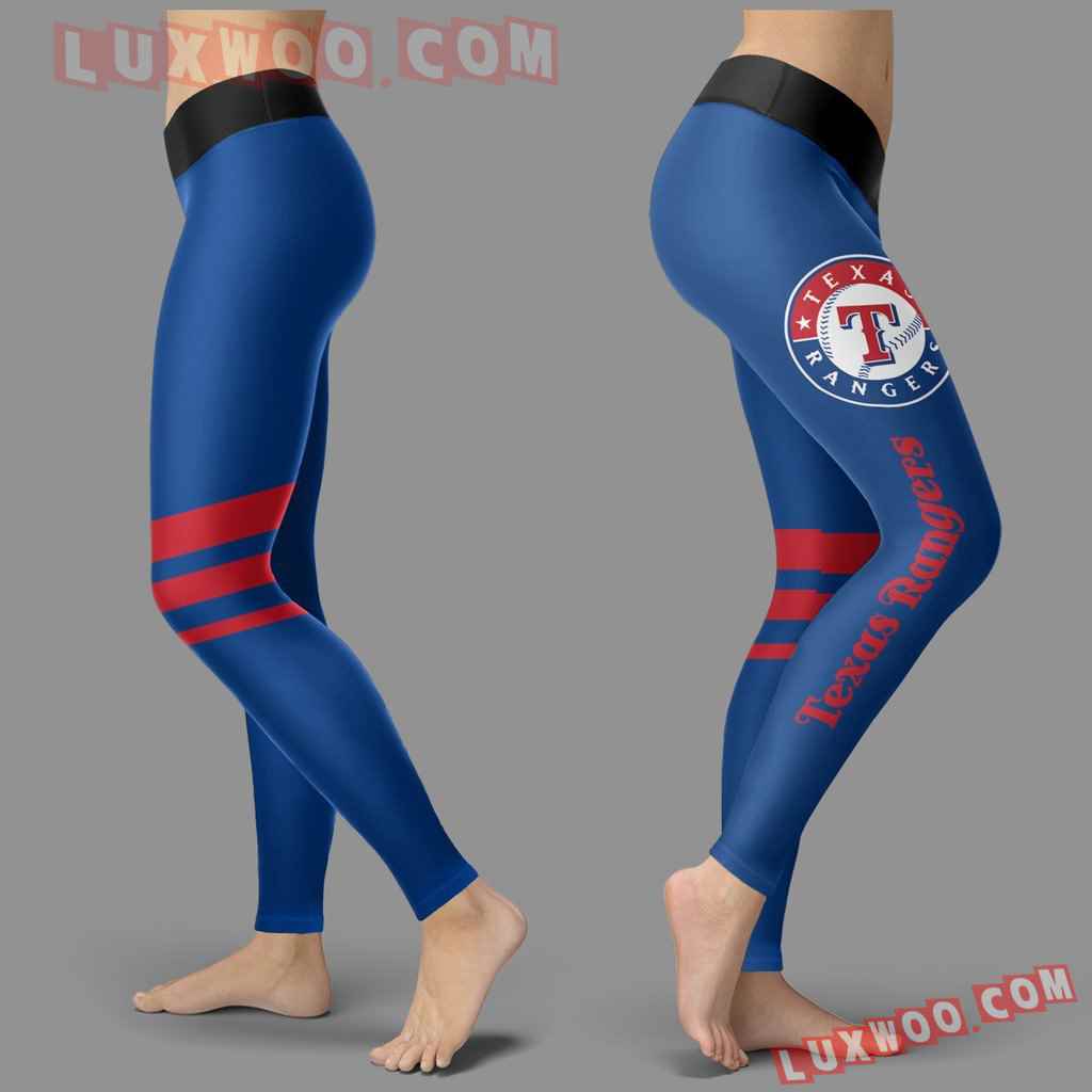 Mlb Texas Rangers Leggings 3d Custom Print Leggings Sport V3