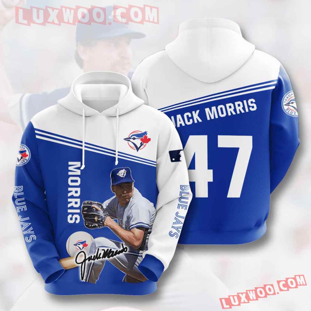 Mlb Toronto Blue Jays 3d Hoodies Printed Zip Hoodies Sweatshirt Jacket V7 Size Up To 5xl