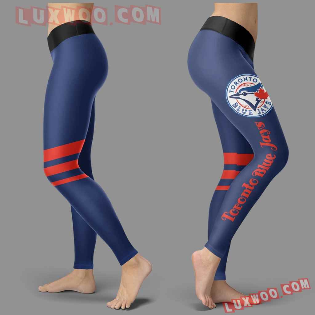 Mlb Toronto Blue Jays Leggings 3d Custom Print Leggings Sport V3