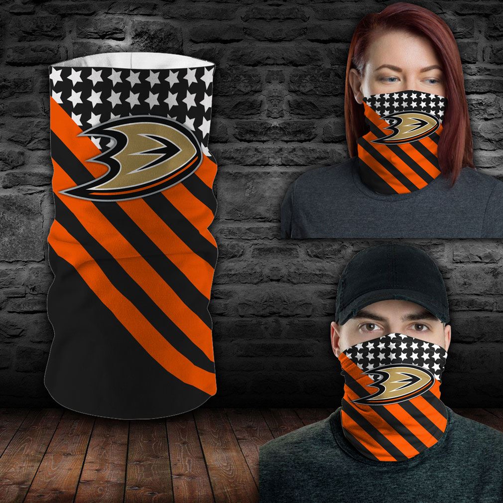 Anaheim Ducks Nhl Sport Neck Gaiter Flag America Bandana