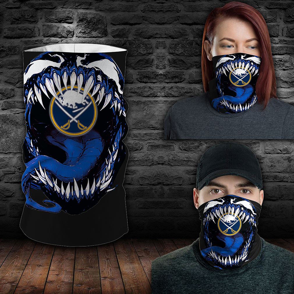 Buffalo Sabres Nhl Sport Neck Gaiter Venom Movie Bandana