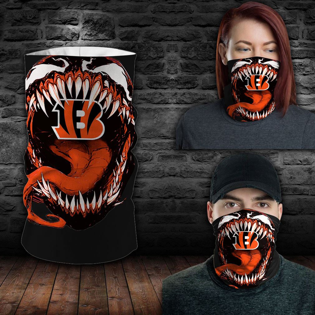 Cincinnati Bengals Nfl Sport Neck Gaiter Venom Movie Bandana