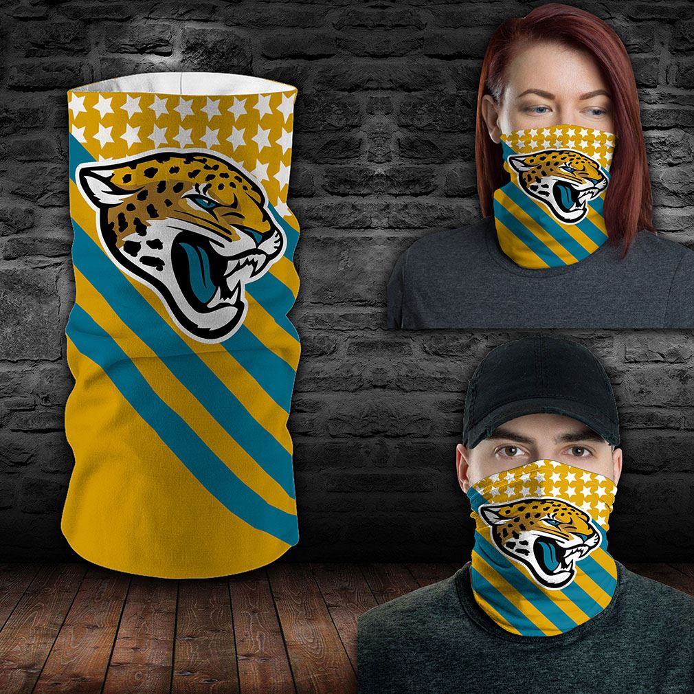 Jacksonville Jaguars Nfl Sport Neck Gaiter Flag America Bandana