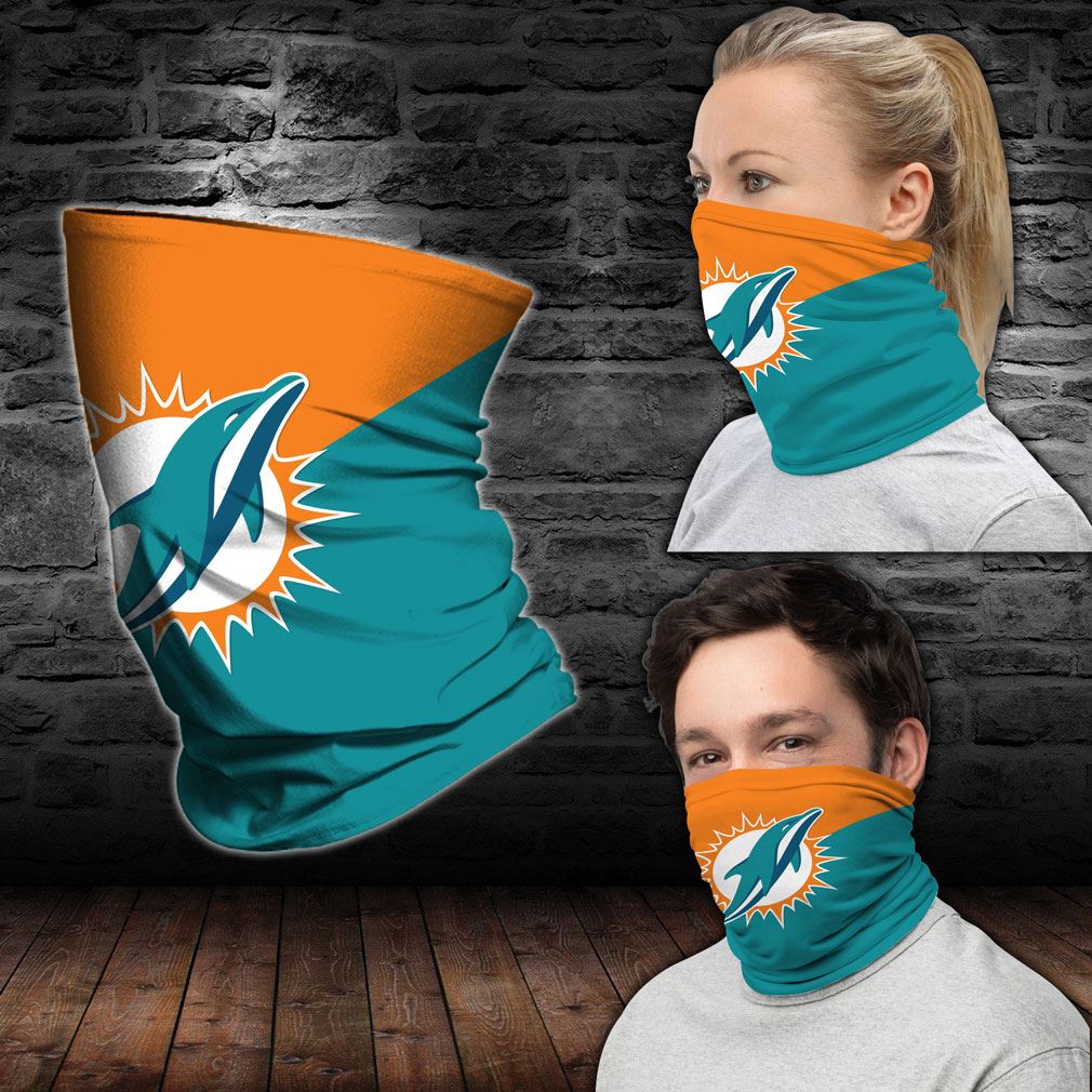 Miami Dolphins Nfl Sport Neck Gaiter Bandana