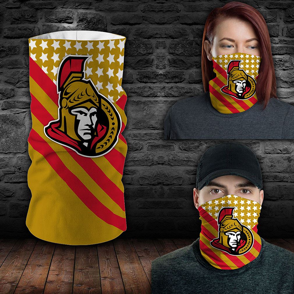 Ottawa Senators Nhl Sport Neck Gaiter Flag America Bandana