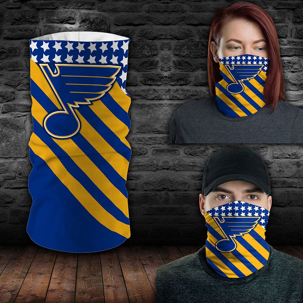 St Louis Blues Nhl Sport Neck Gaiter Flag America Bandana