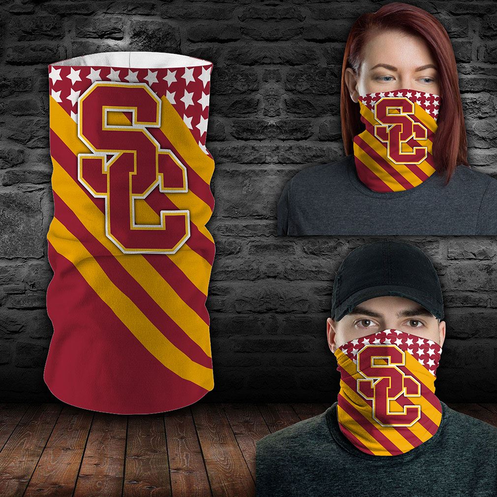Usc Trojans Ncaa Sport Neck Gaiter Flag America Bandana