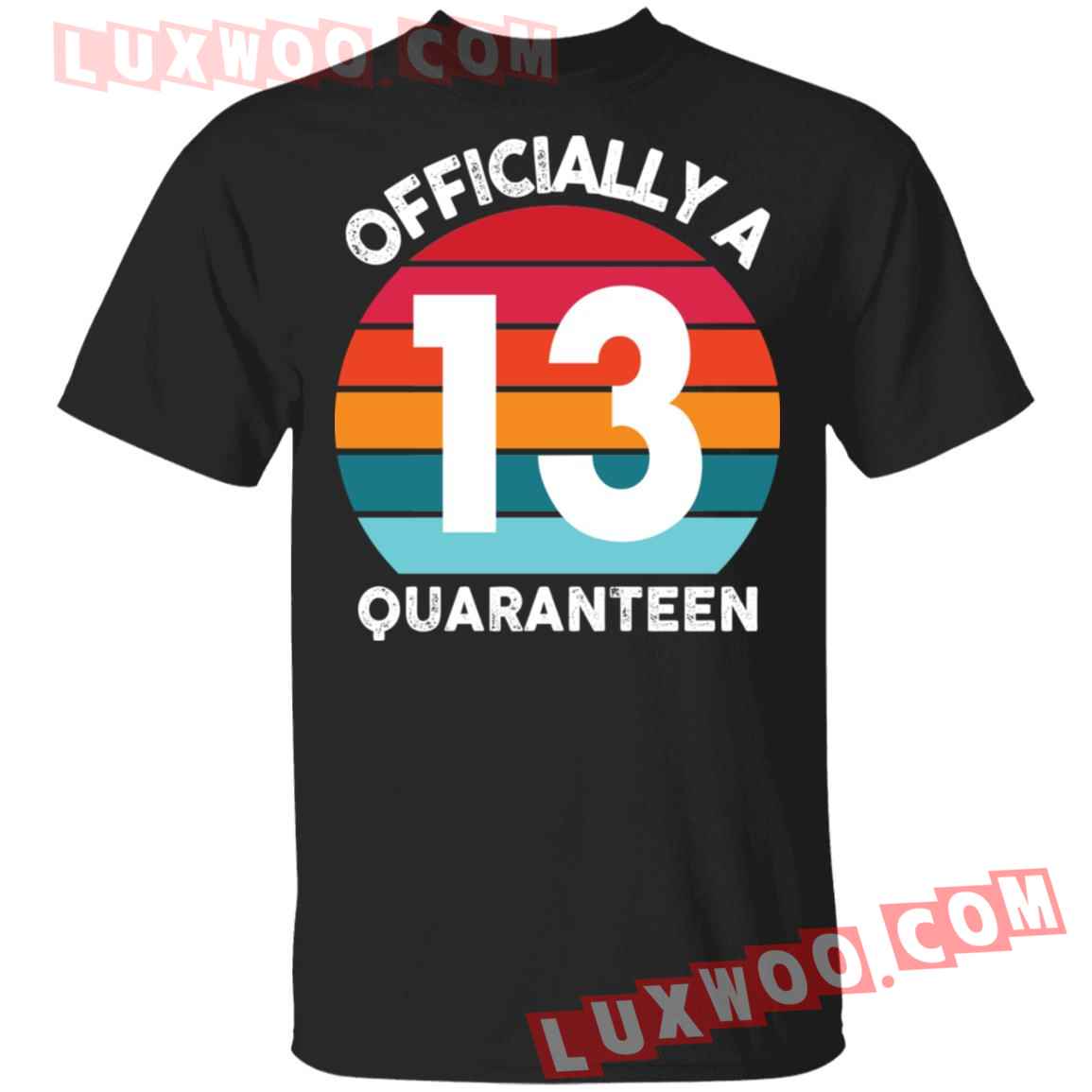 13th Birthday Officially A Quaranteen 13 Years Shirt