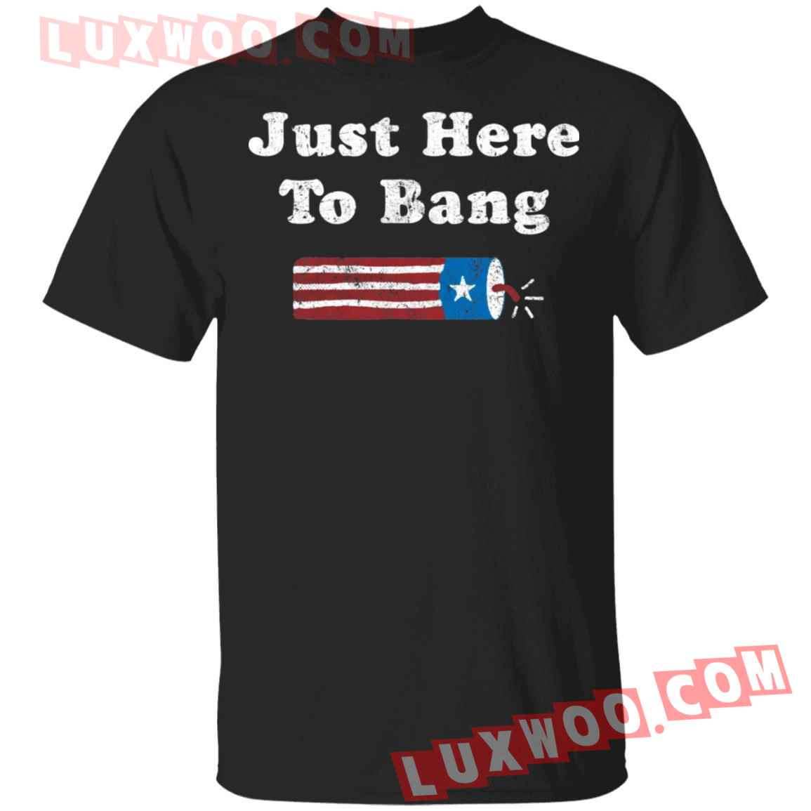 4th Of July Independent Just Here To Bang Shirt