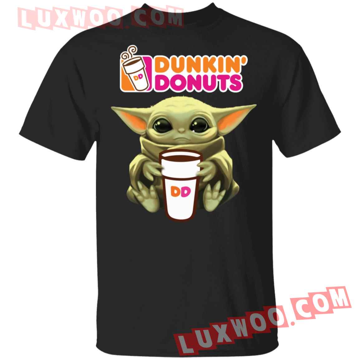 Baby Yoda Dunkin Donuts Shirt