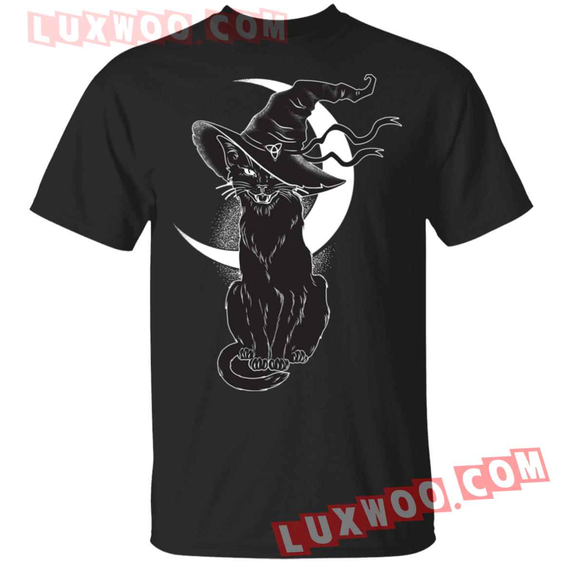 Black Cat Witch Moon Shirt
