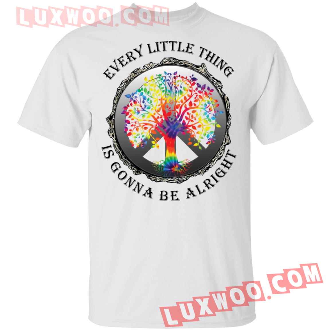 Hippie Tree Every Little Thing Is Gonna Be Alright Shirt