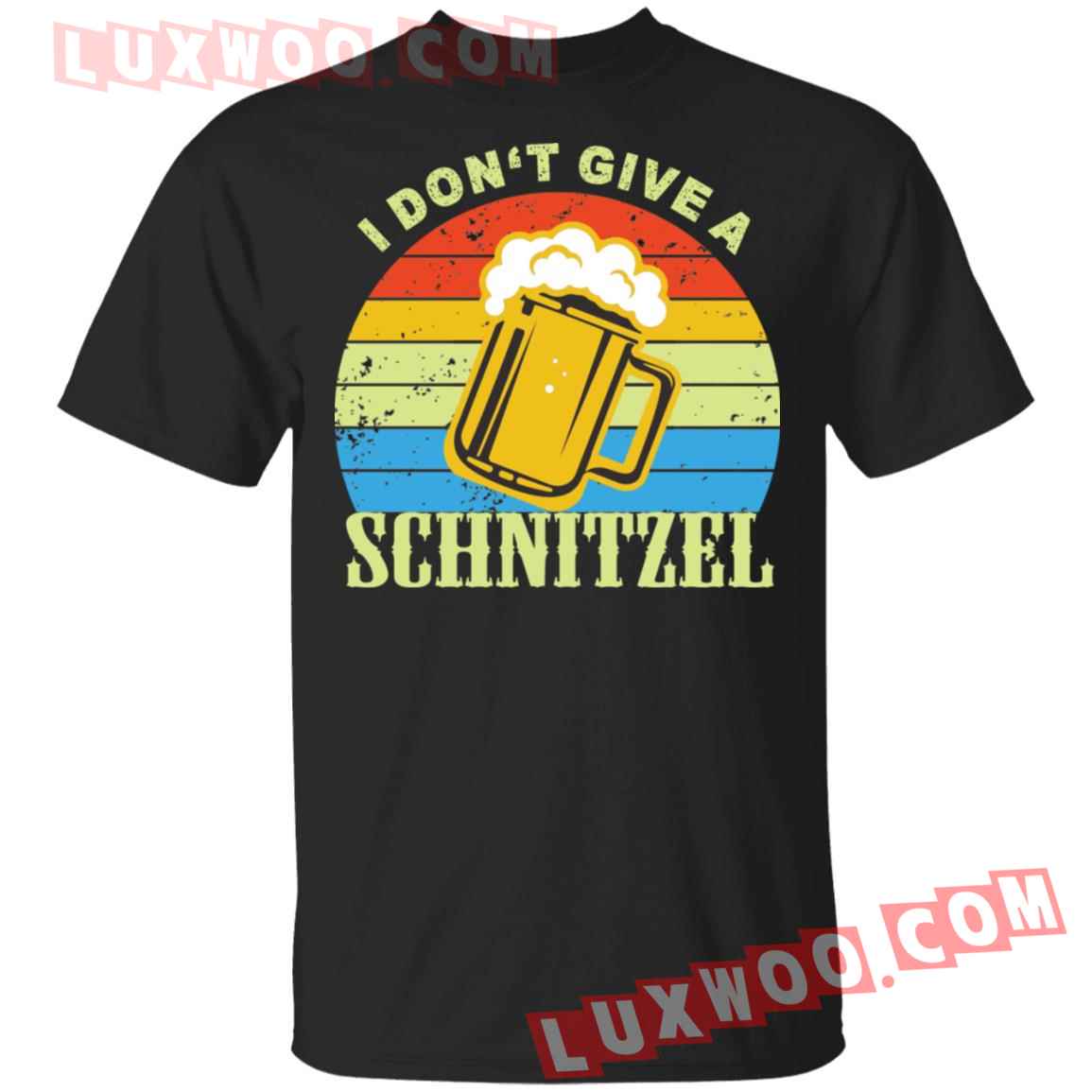 I Dont Give A Schnitzel Beer Vintage Shirt