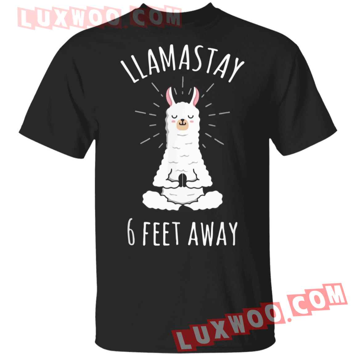 Llama Llamastay 6 Feet Away Shirt
