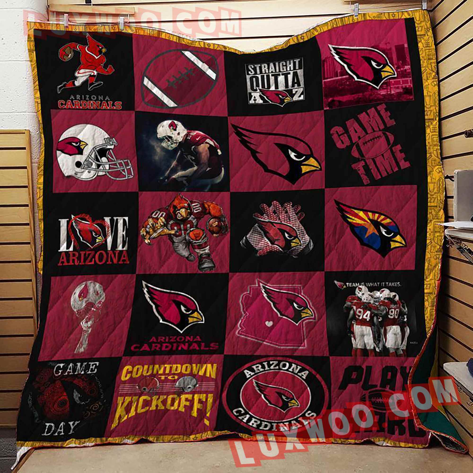 Arizona Cardinals Nfl 3d Quilt Blanket V1