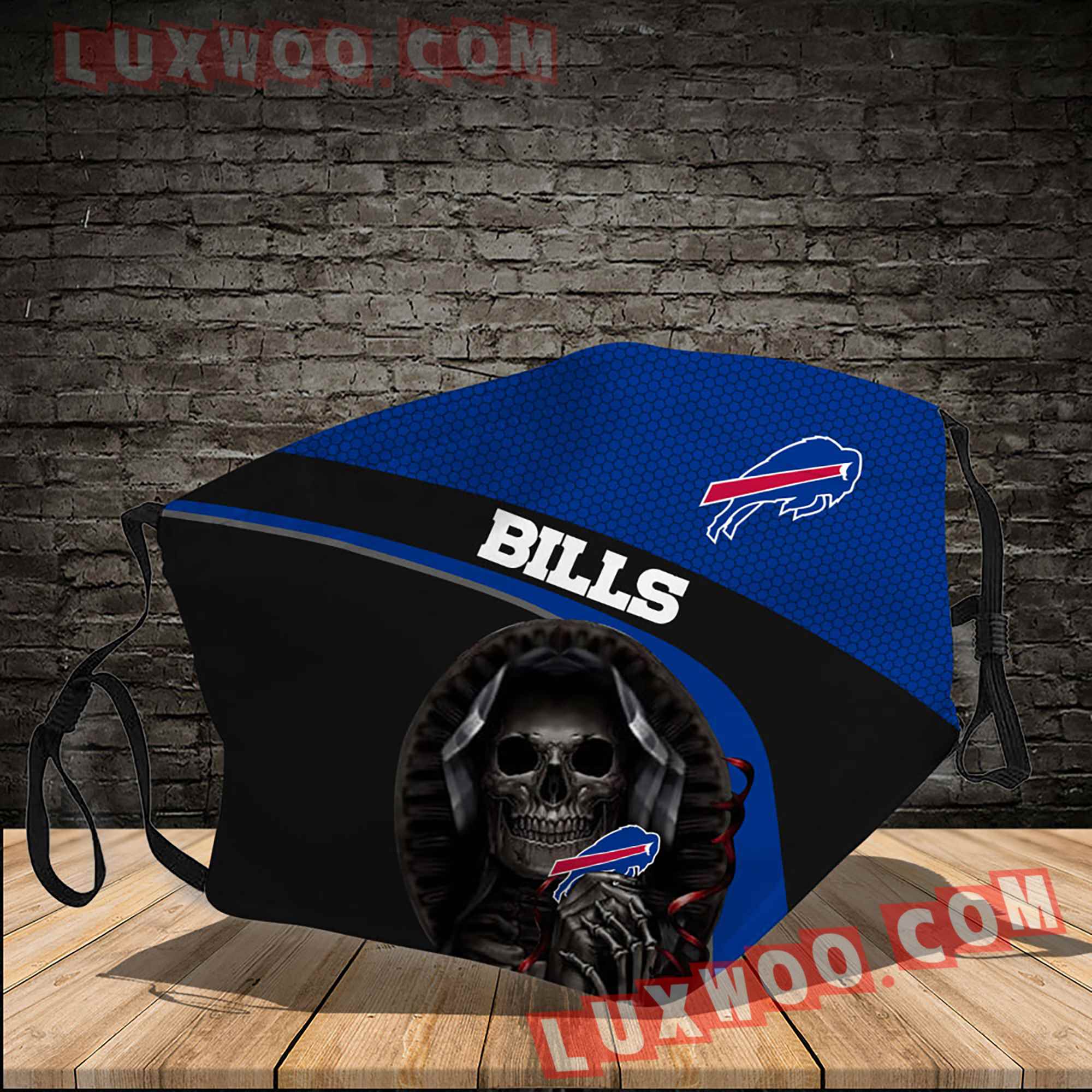 Buffalo Bills 3d Face Mask V6