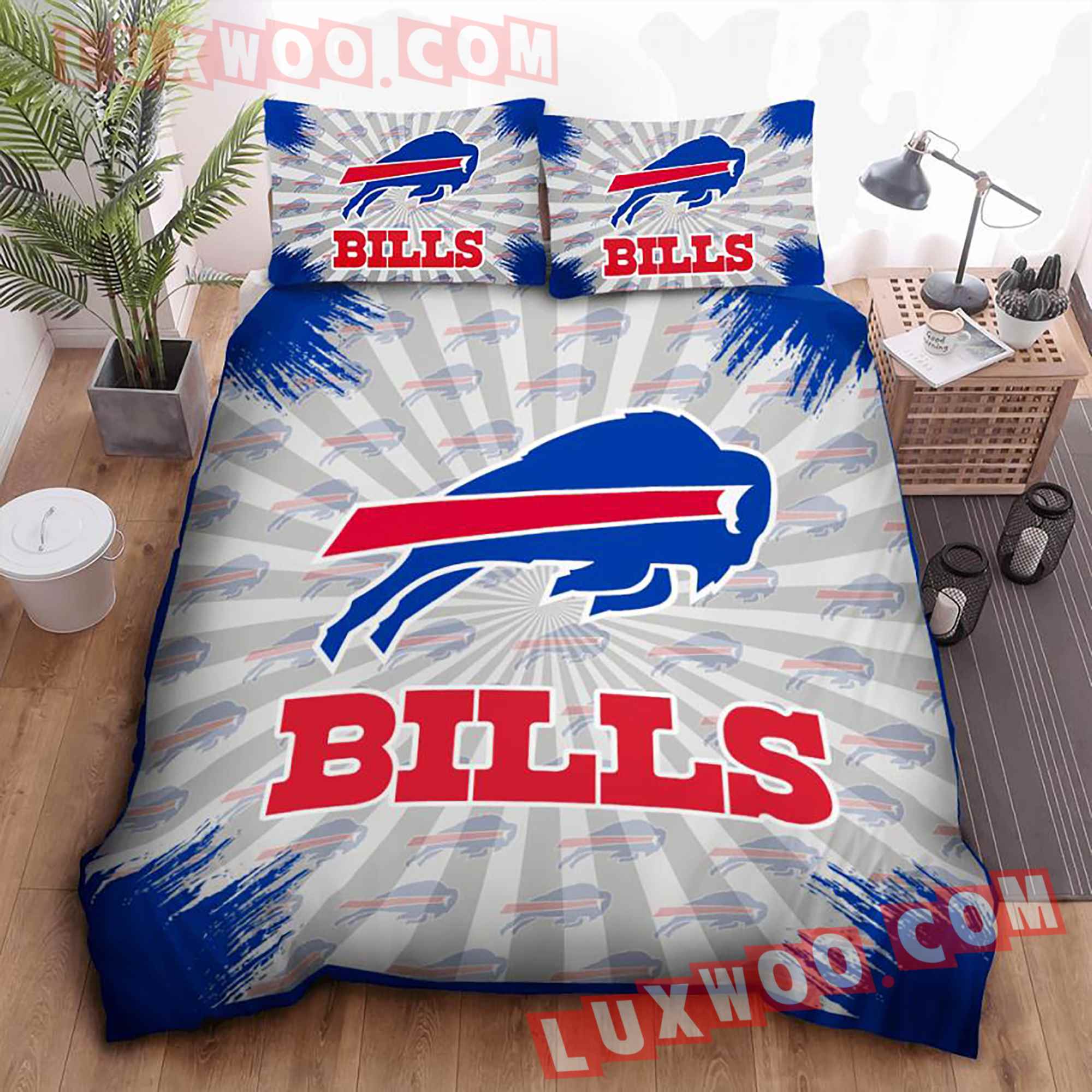 Buffalo Bills Nfl 3d Quilt Bedding Set V1