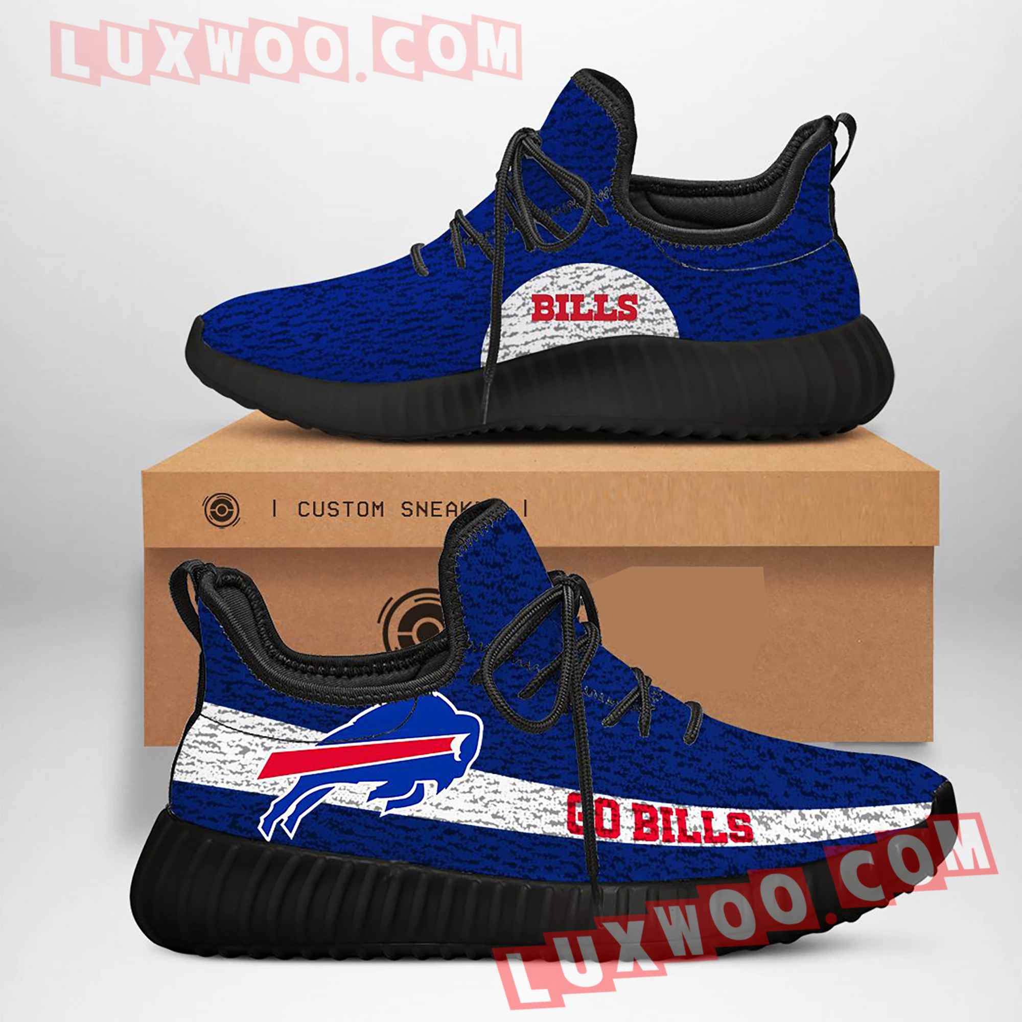 Buffalo Bills Nfl Yezzy Custom Shoes Sneaker V4