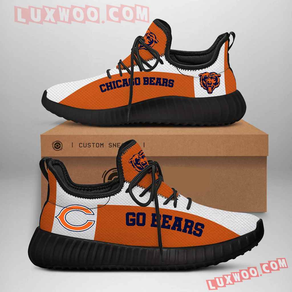 Chicago Bears Nfl Yezzy Custom Shoes Sneaker V1