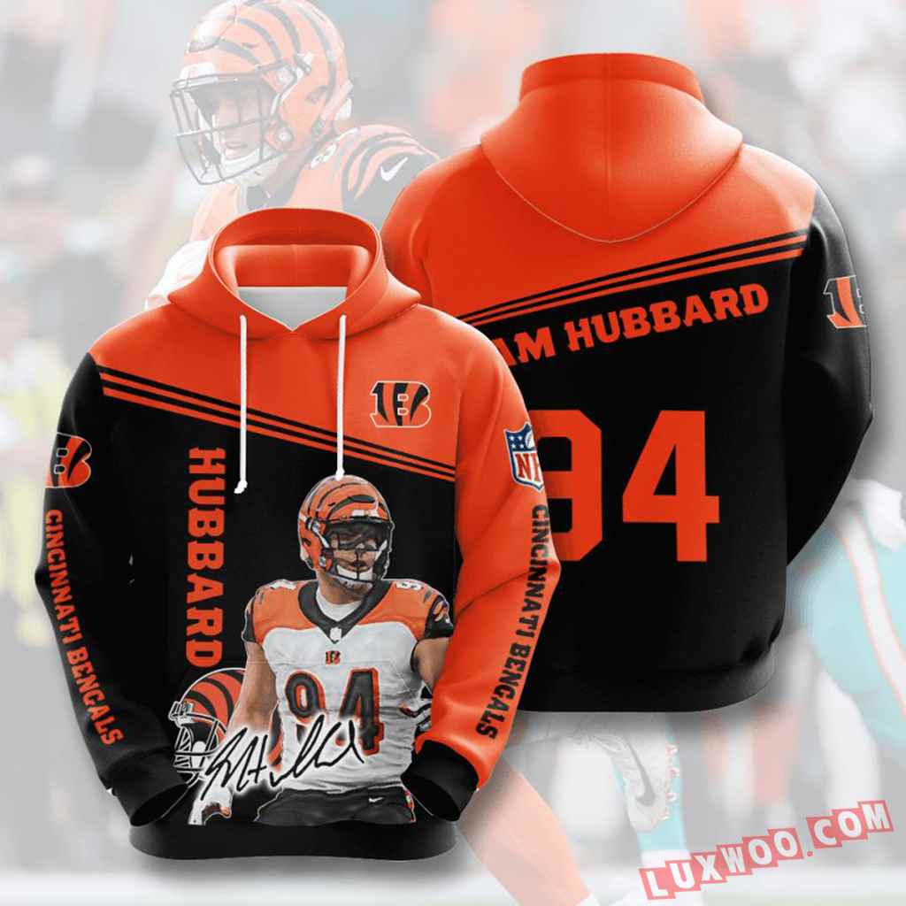 Nfl Cincinnati Bengals 3d Hoodie V12